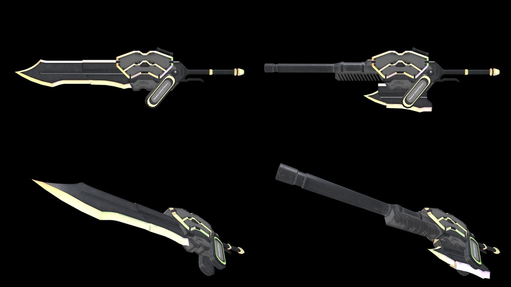 MCF Anti Beast Gunblade Loup Garou