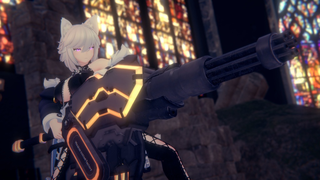 MCF Anti Beast Gunblade Loup Garou