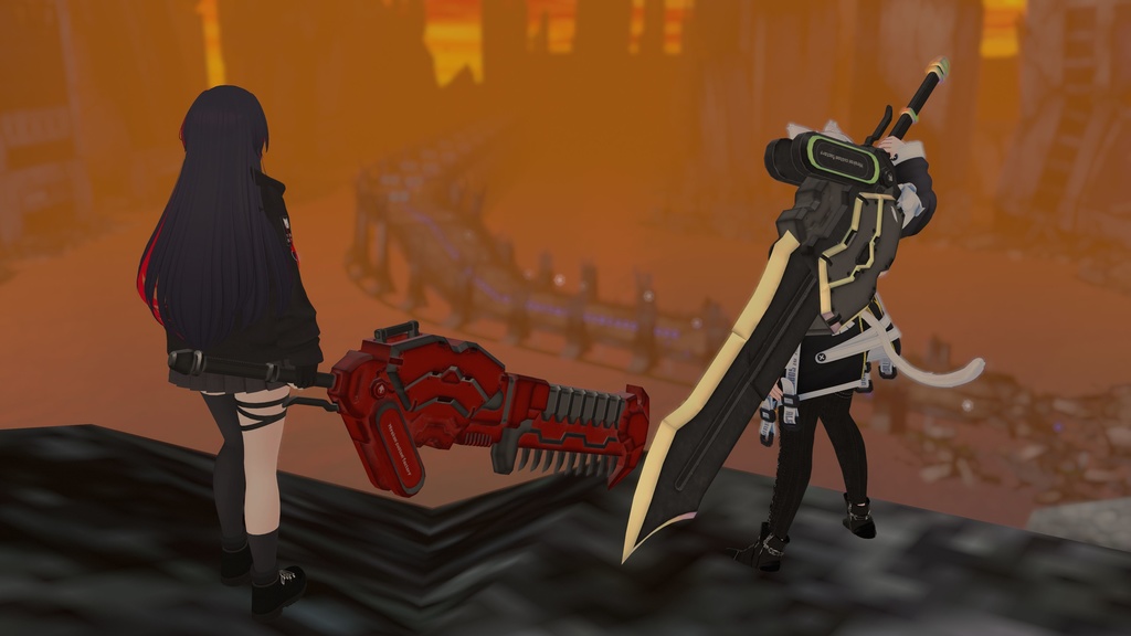 MCF Anti Beast Gunblade Loup Garou