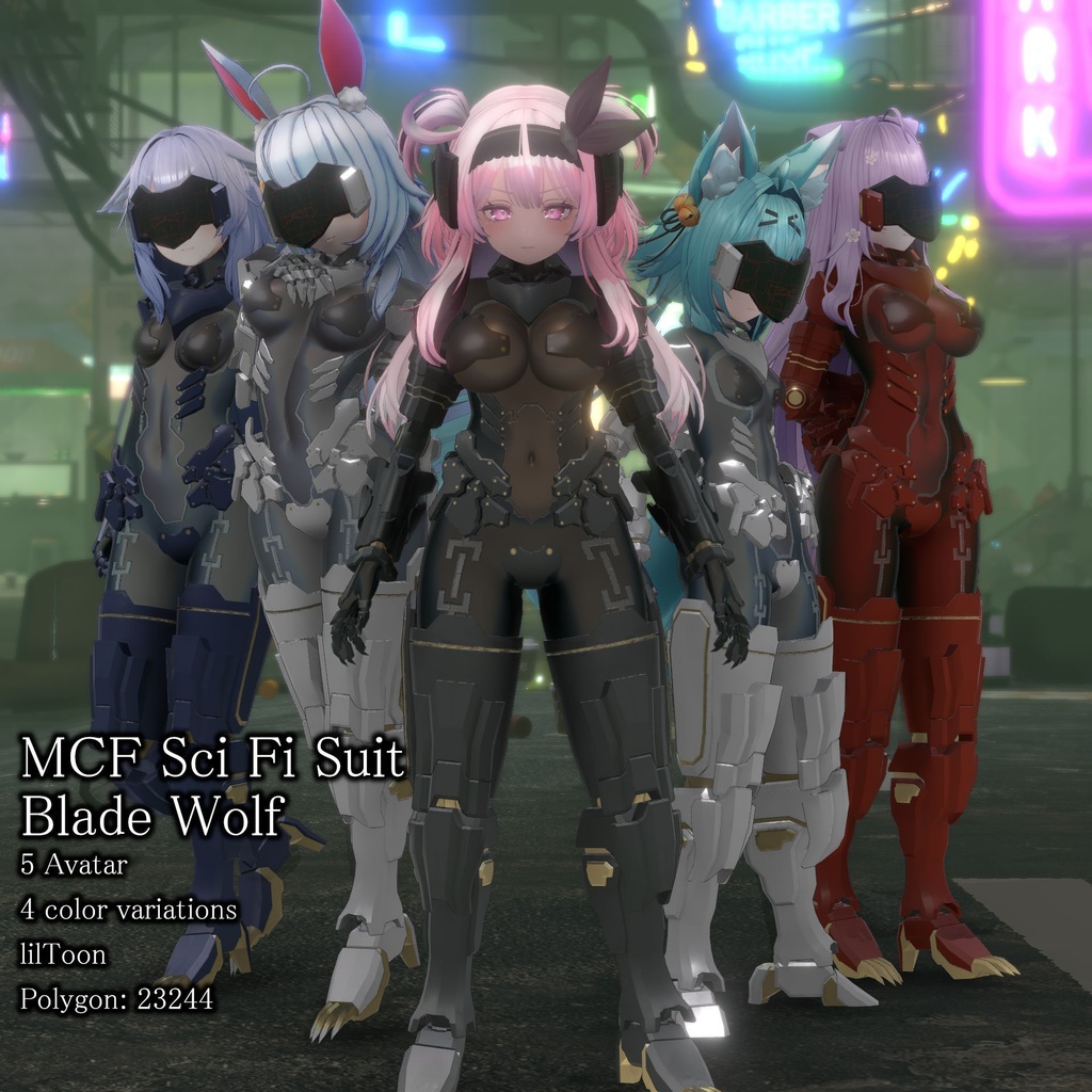 MCF Sci Fi Suit Blade Wolf