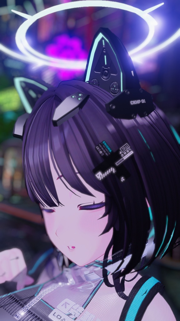 MCF Cyberpunk kemomimi Head Parts