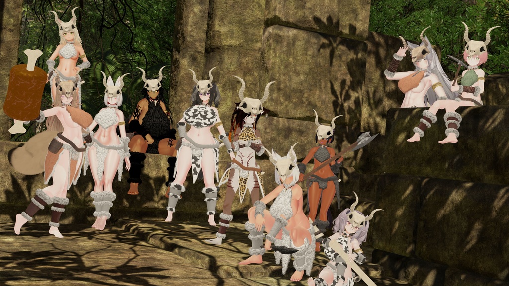 MCF Wild Tribe set  2