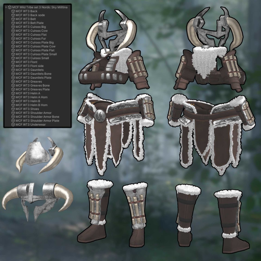 MCF Wild Tribe set 3 Nordic Sky