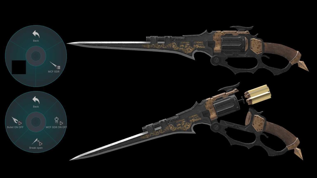 MCF Gunblade Demonbane Revena