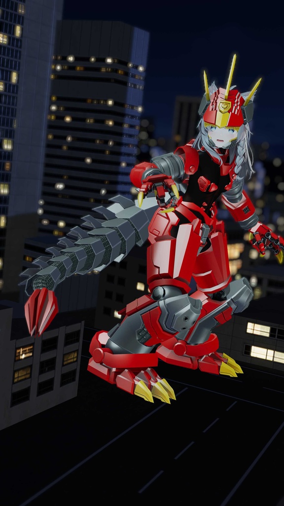 MCF PS DRAGON FRAME MECHA DRAGA