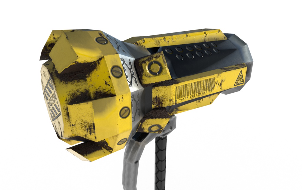 【VRchat想定】MCF 機械式ジェットハンマー