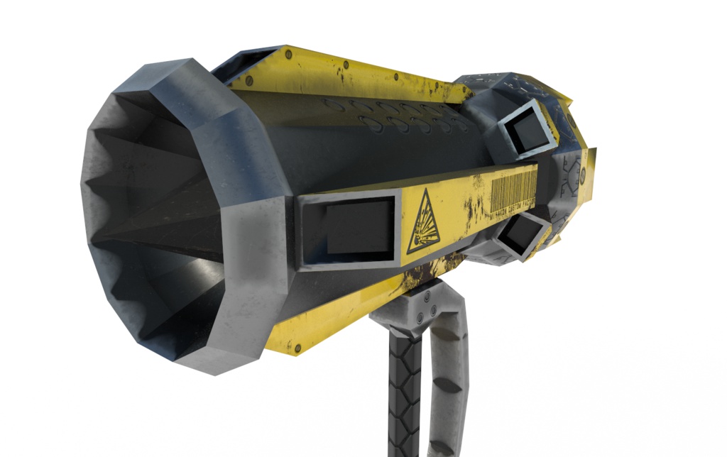 【VRchat想定】MCF 機械式ジェットハンマー