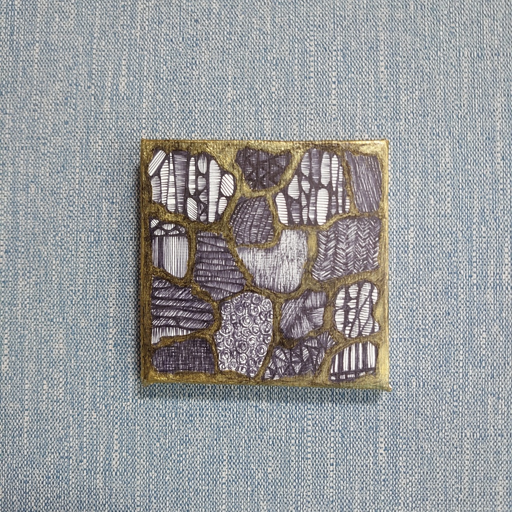 手のひら原画-キャンバス1-(送料込み)