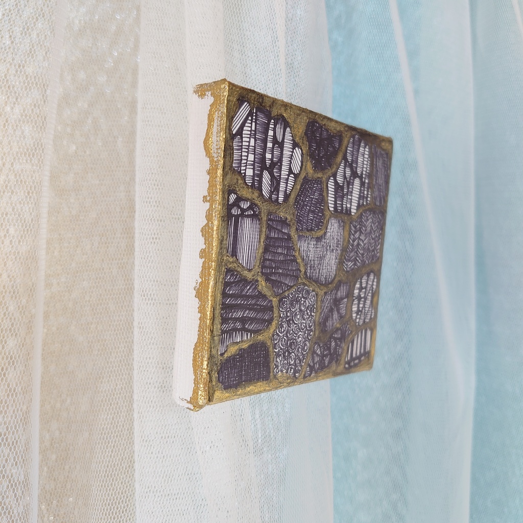 手のひら原画-キャンバス1-(送料込み)