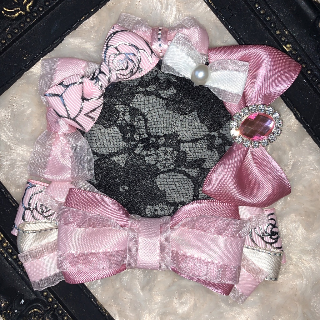 リボンロゼット【あの子の好みver.pink】