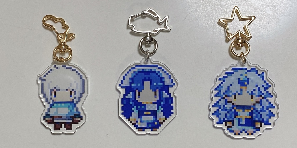 【ピクケ4】ドットアバターお出かけアクキー各種