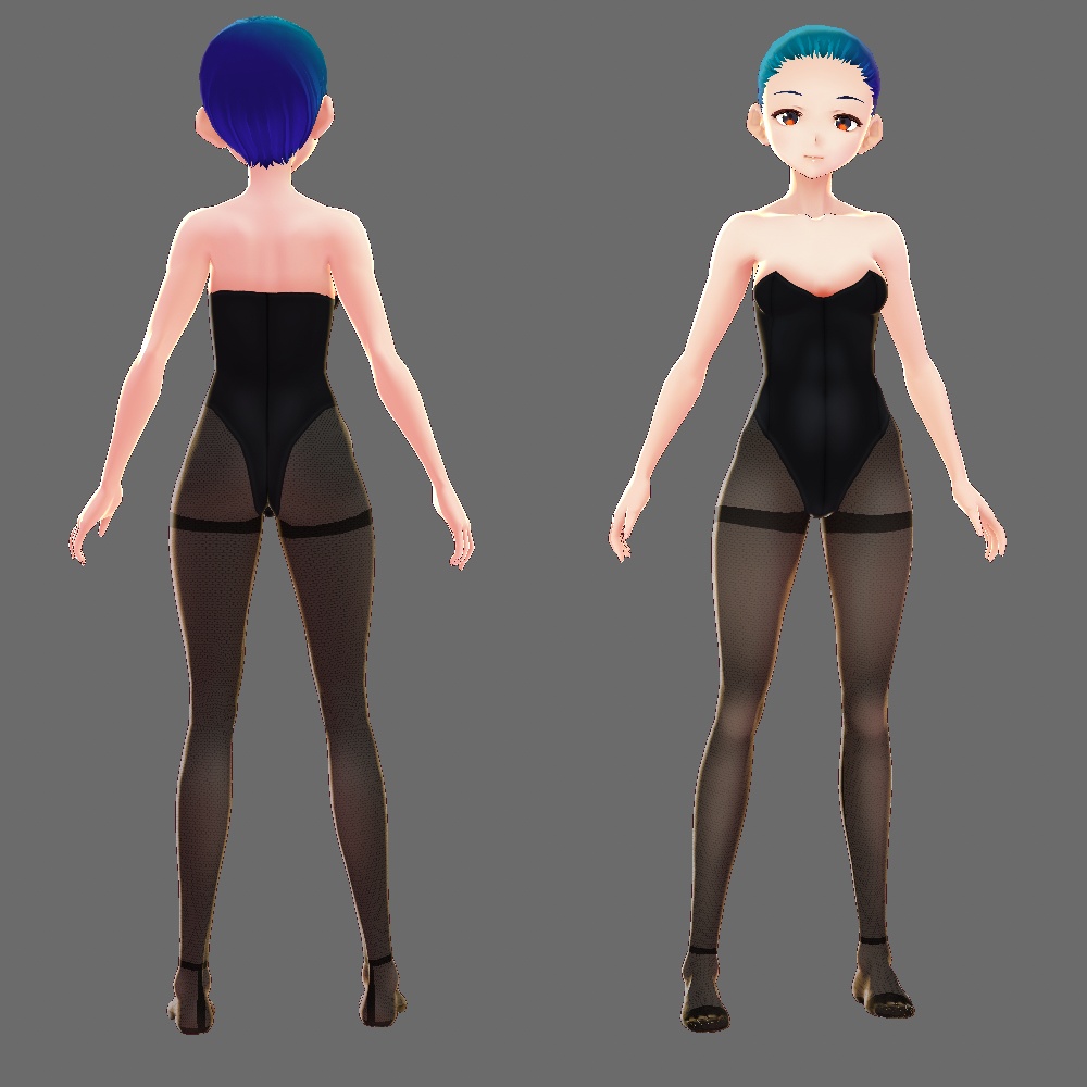 【無料あり】VRoid女性素体用バニースーツテクスチャ