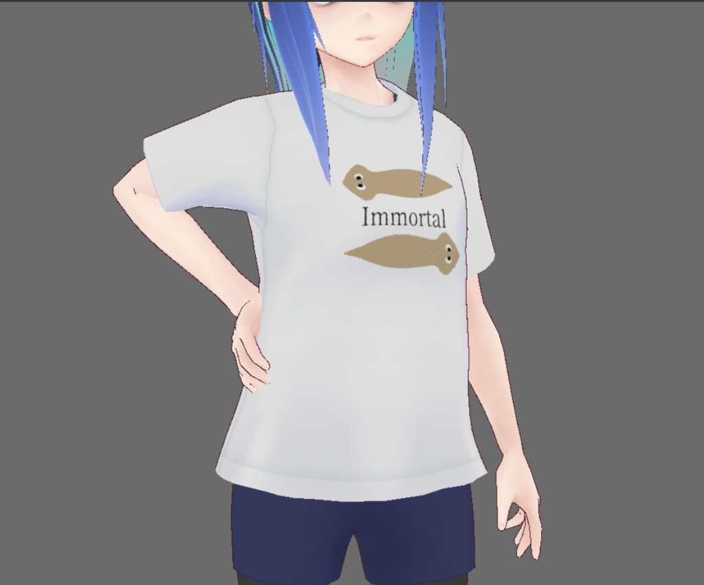 プラナリアT(VRoid用テクスチャ)