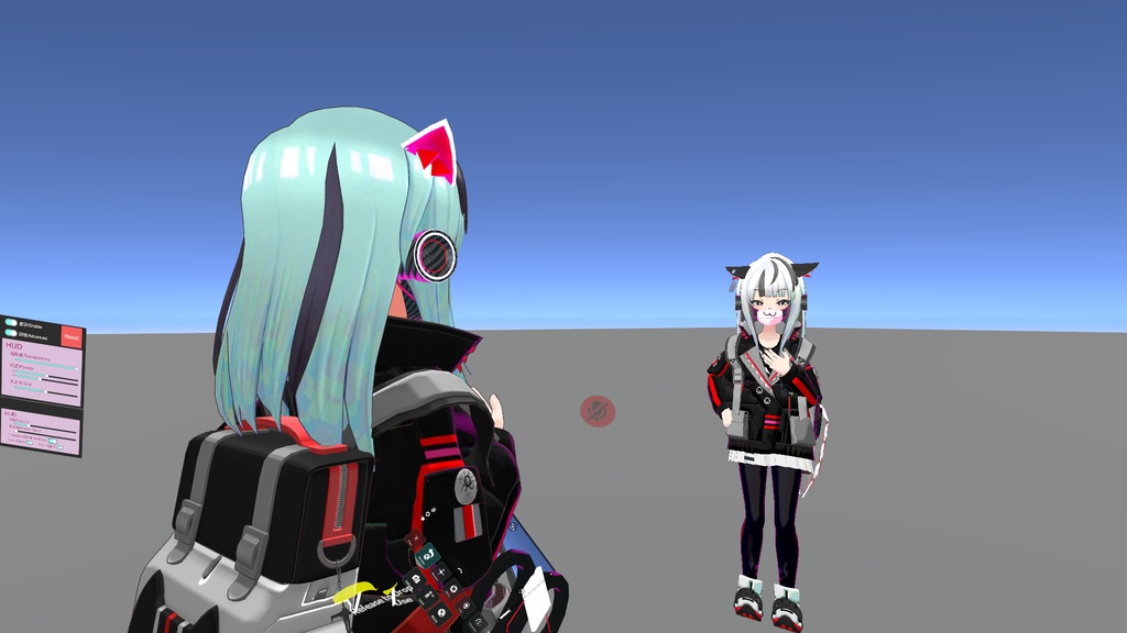 PoseViewCamera HUDでポーズ確認できるUDON【VRChat World用】