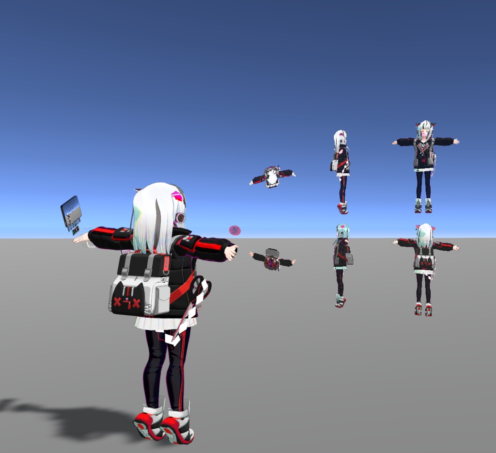 PoseViewCamera HUDでポーズ確認できるUDON【VRChat World用】