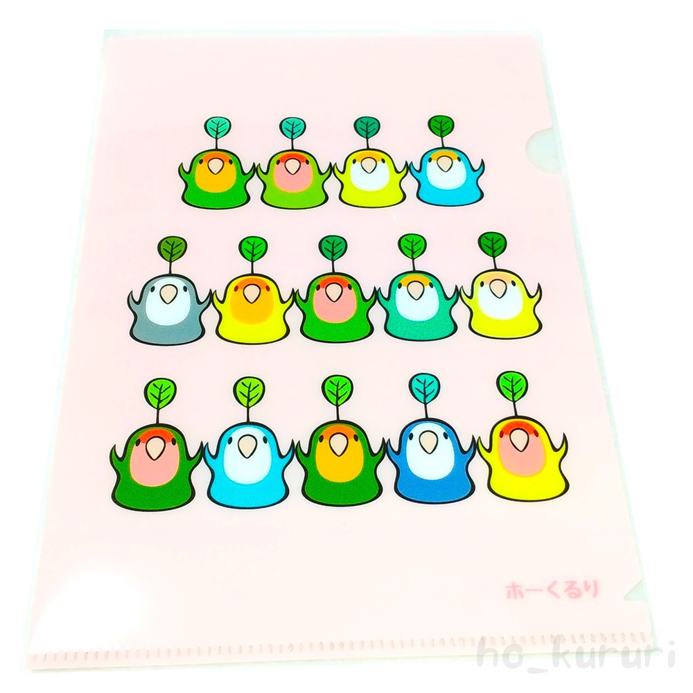 コザクラインコ A5クリアファイル 5672