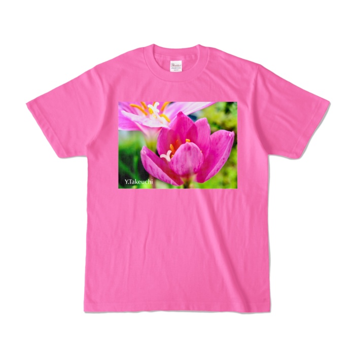 ゼフィランサス　Tシャツ　ピンク