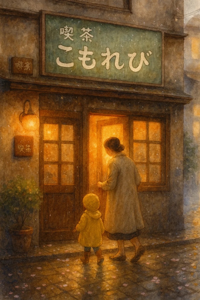 小雨の春に届いた、小さなお菓子の贈りもの – 昭和ノ音BGM