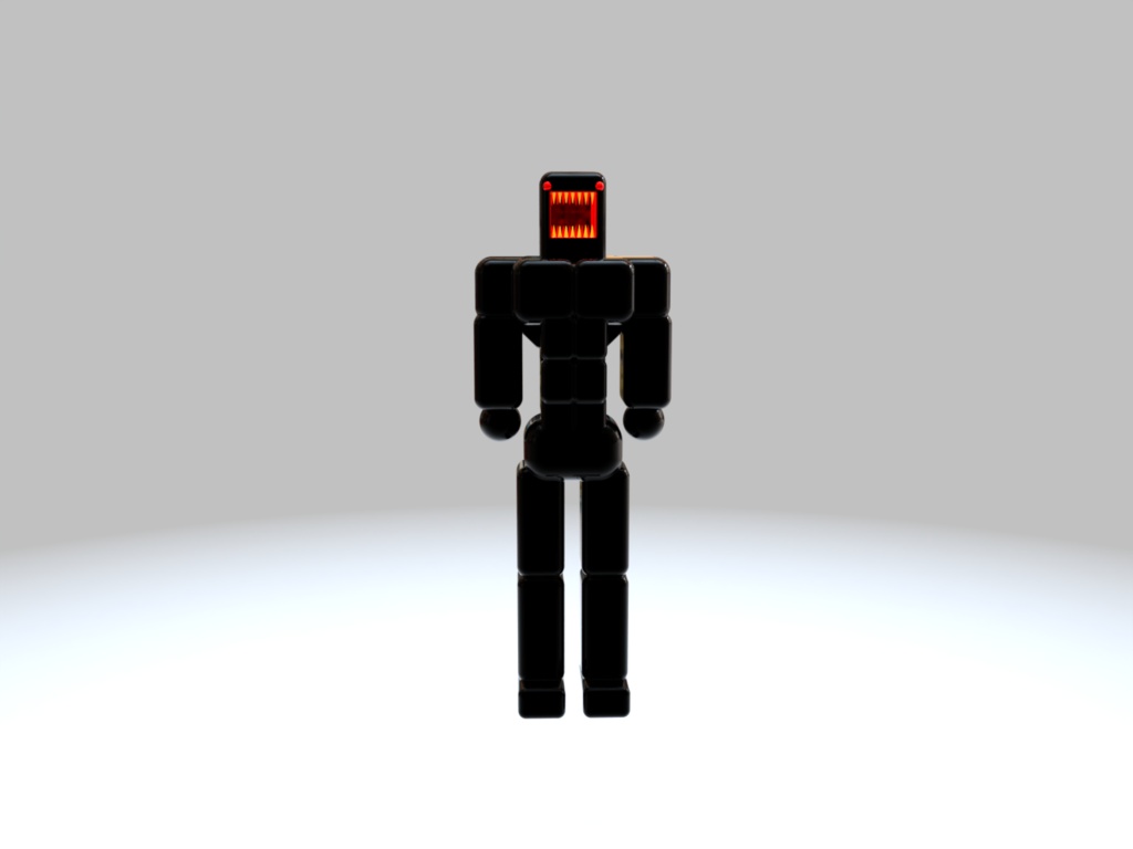 🤖Dark Cyber Devourer - 3D Game Asset🎮
