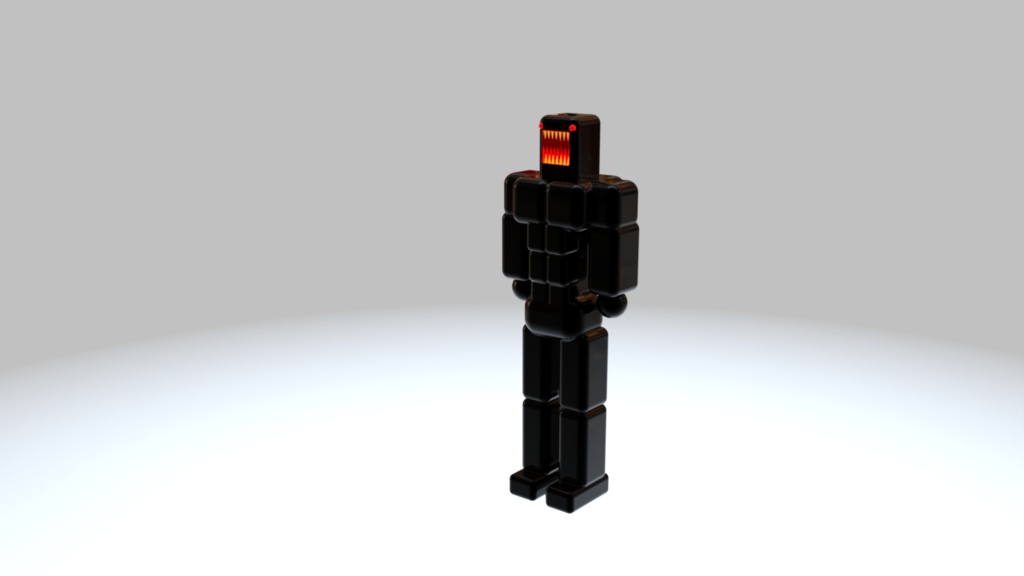 🤖Dark Cyber Devourer - 3D Game Asset🎮
