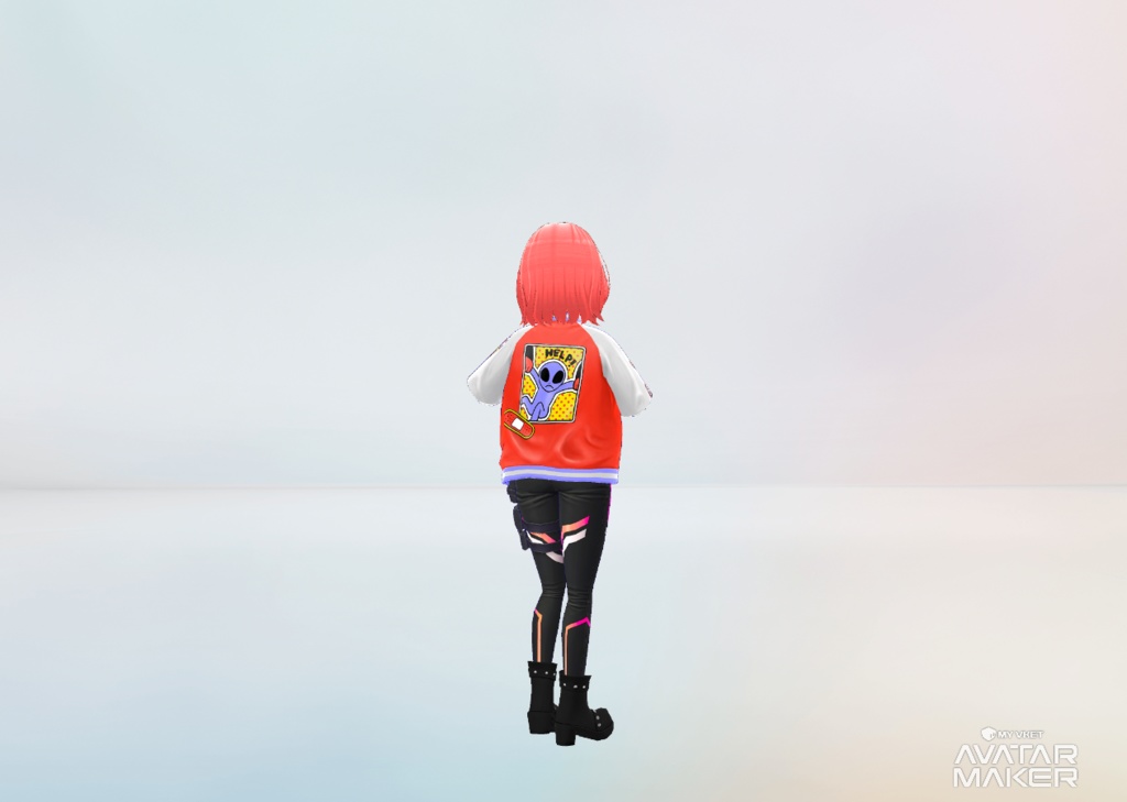 【VRMアバター】 サイバー女子 3Dモデル(.vrm) VRChat/cluster対応 - ZERO - 5/5