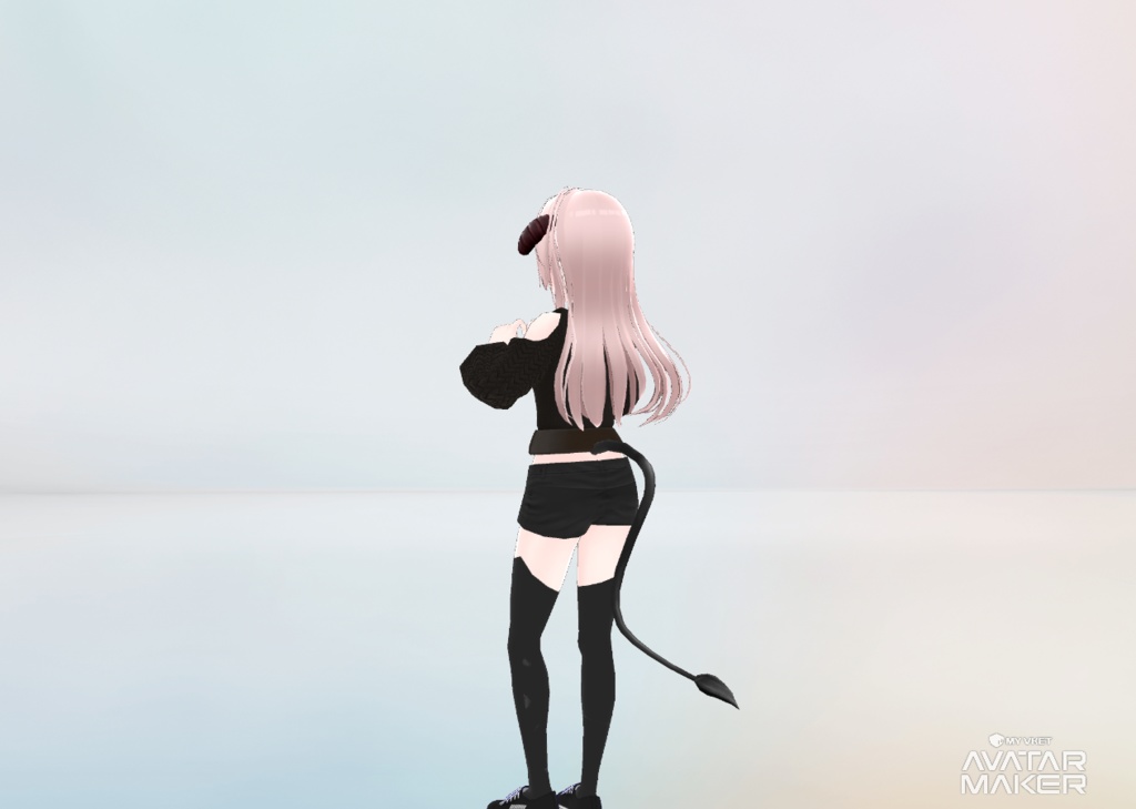 【VRMアバター】 悪魔女子 3Dモデル(.vrm) VRChat/cluster対応 - ZERO - 4/4