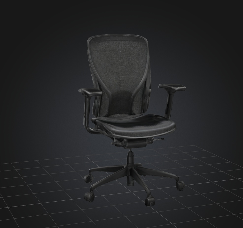 オフィスチェア/家具 3D素材 3Dモデル(.obj)
