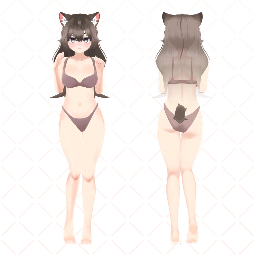 オリジナル3Dモデル【ポヨ - Poyo】