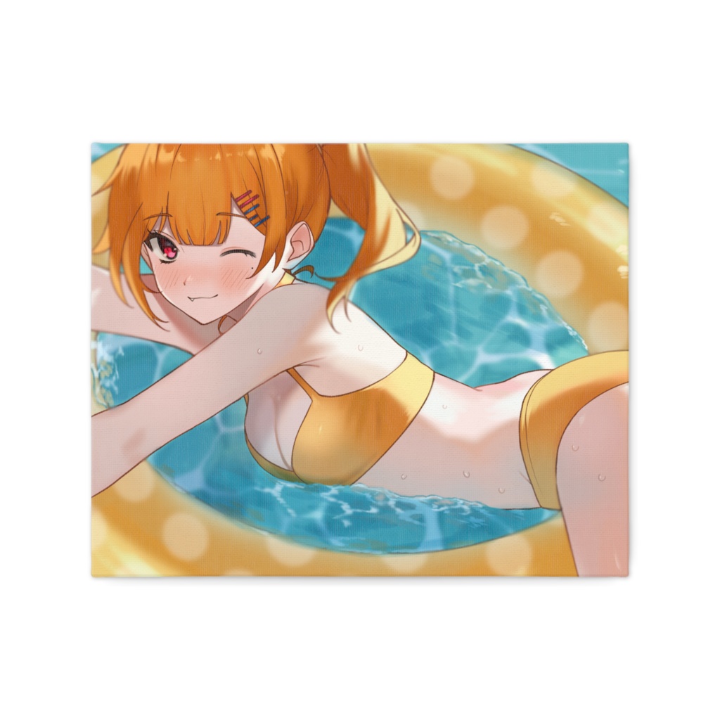 ふたみと海水浴！キャンバスボード【二三すずね誕生日グッズ2025】