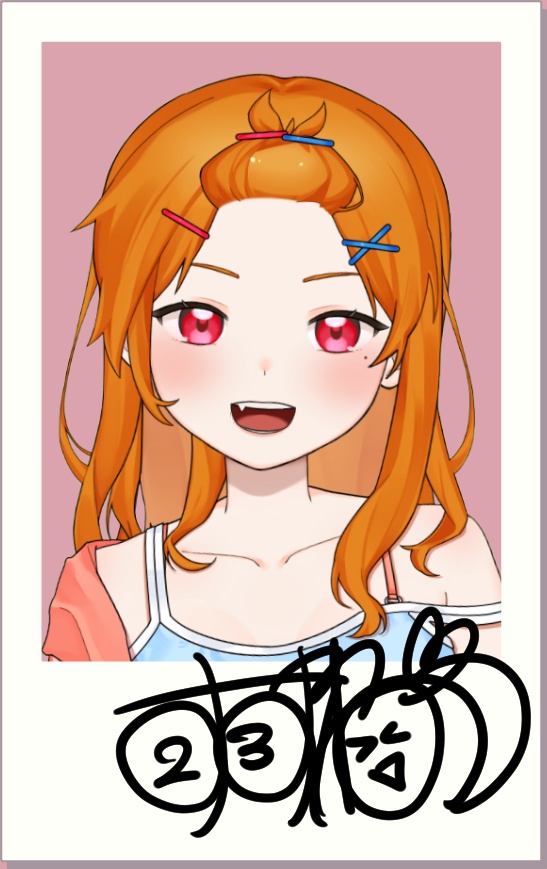 直筆サイン入りランダムチェキ【ふたみすずね２周年記念グッズ】