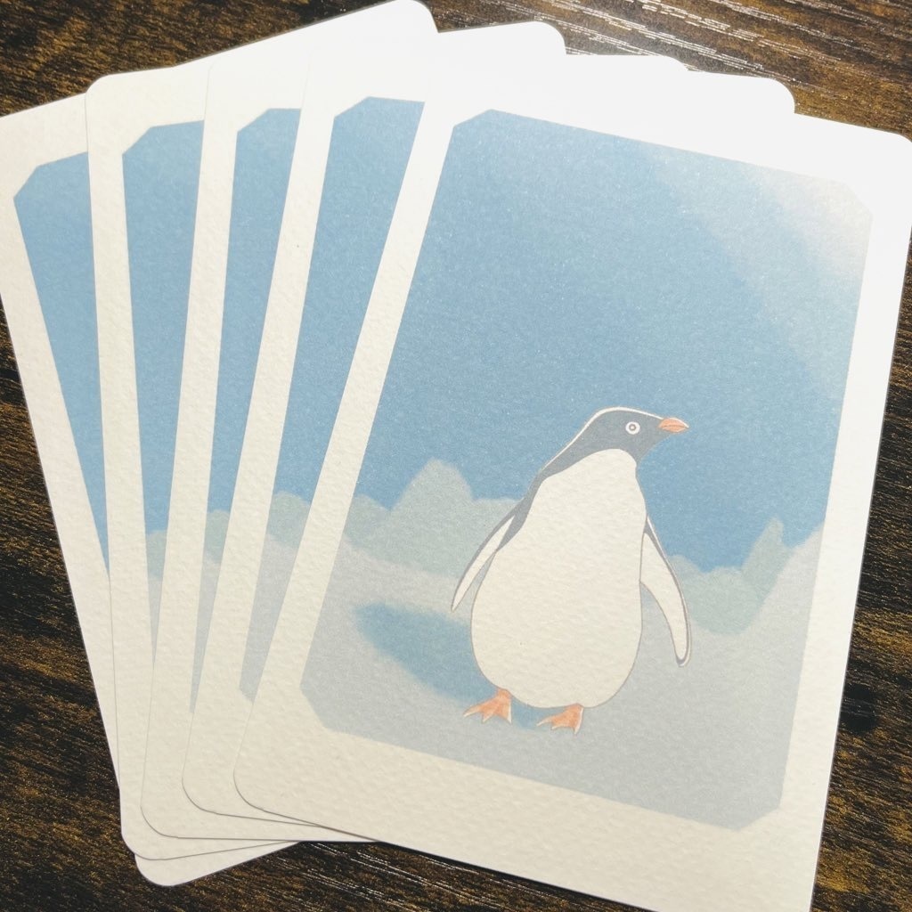 アデリーペンギンのポストカード
