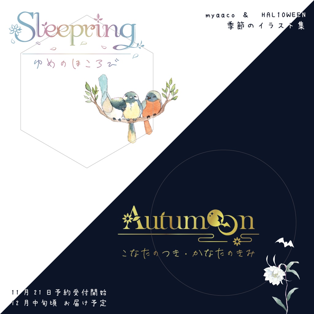 2冊セット【Autumoon】+【Sleepring 】