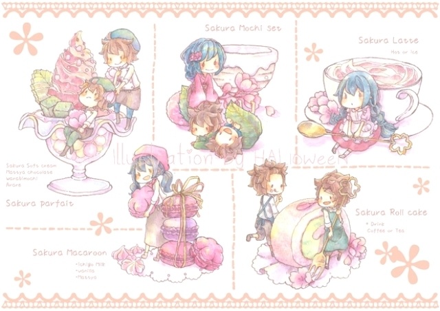 Postcard【さくらスイーツ】
