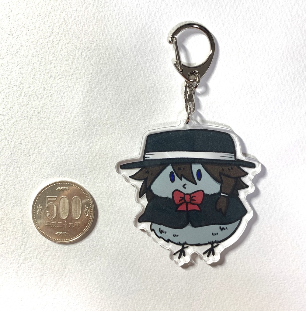 月の妖鳥 アクリルキーホルダー