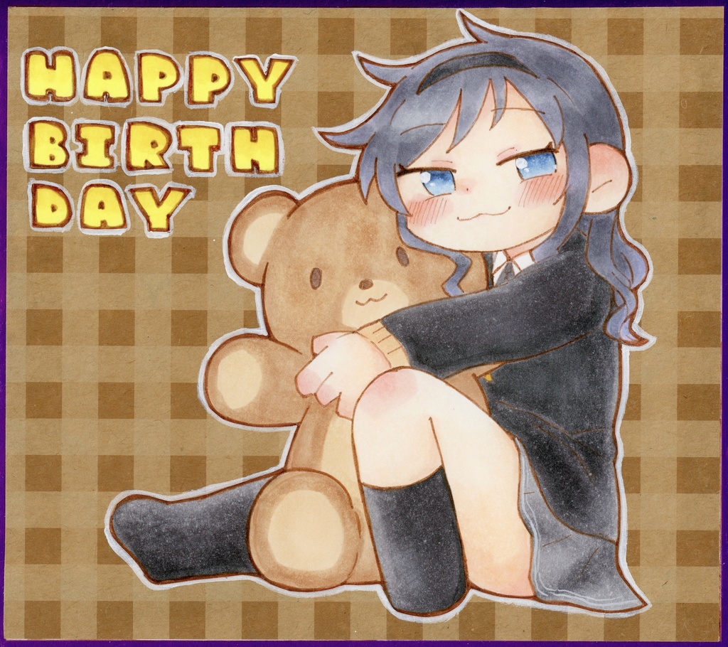 森島はるか誕生日色紙