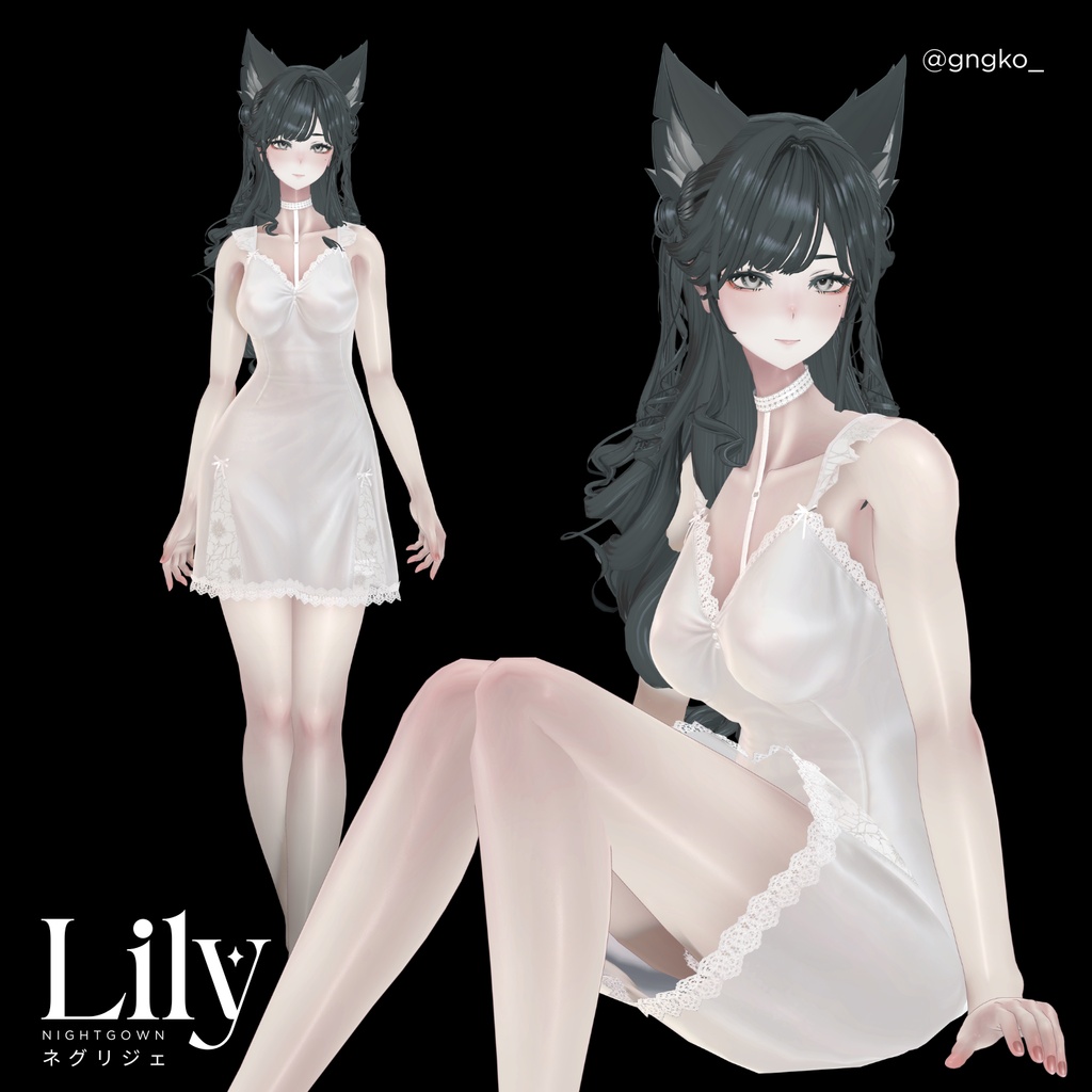 Lily Night Gown (Dress) ドレス