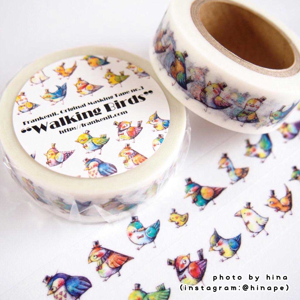 オリジナルマスキングテープ「Walking Birds.」