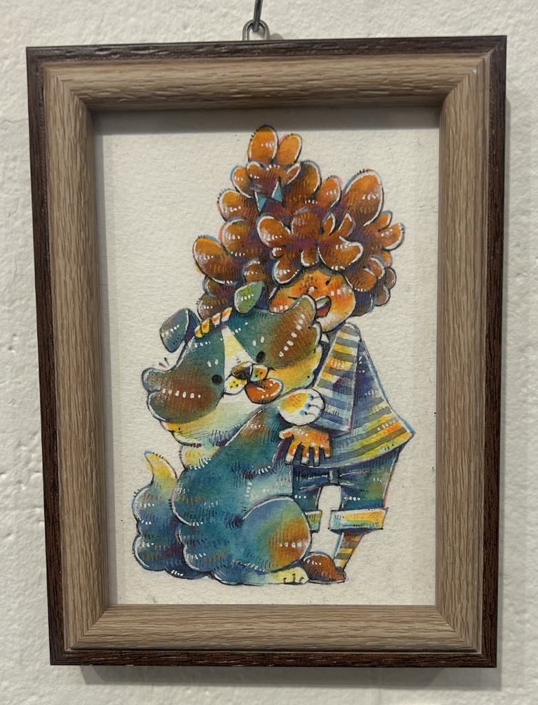 原画「ワシャワシャ。」