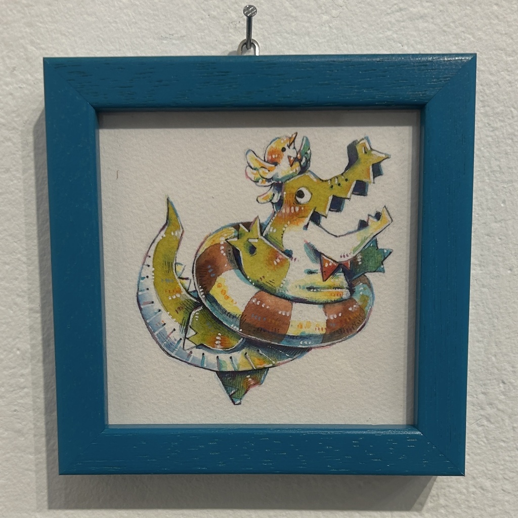 原画「踊るワニさん。」