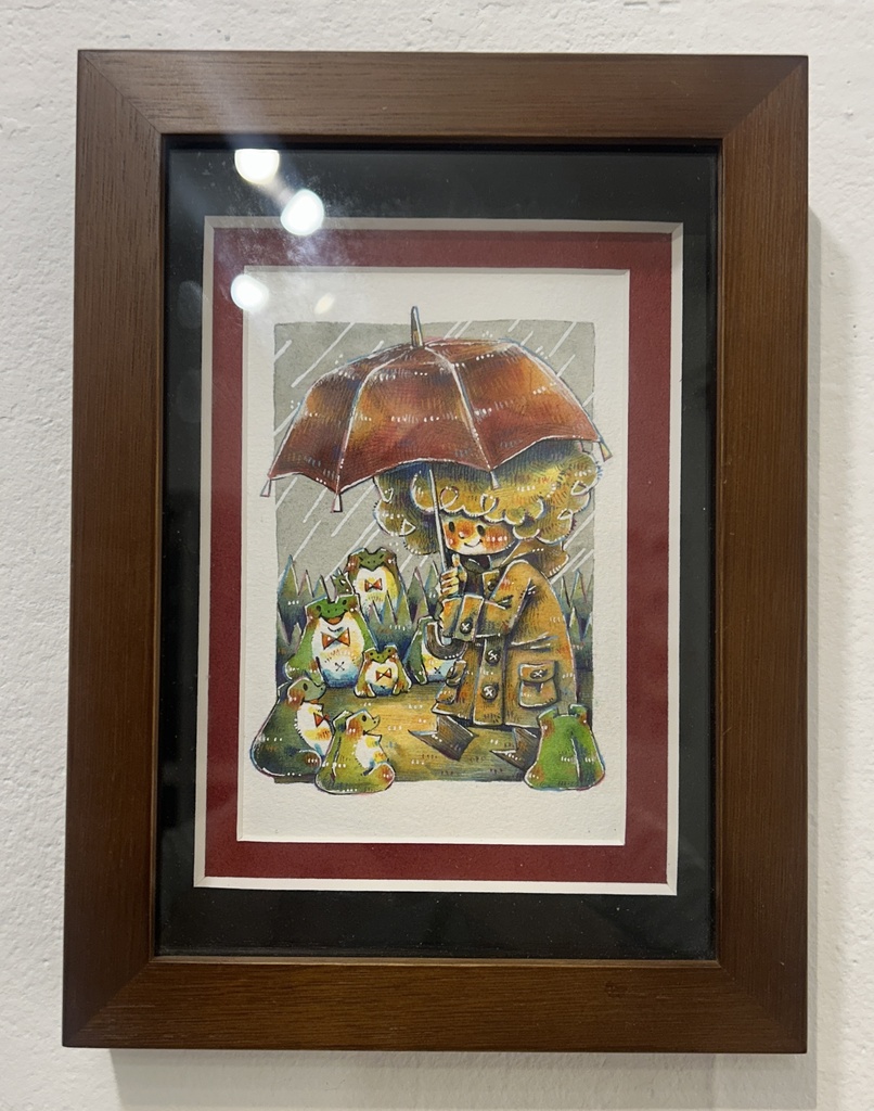 原画「カエルの小道。」