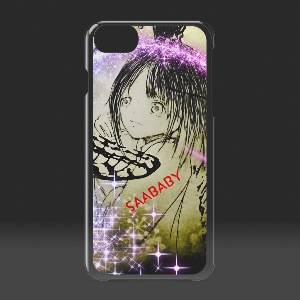 SAABABYクリアiPhoneケース