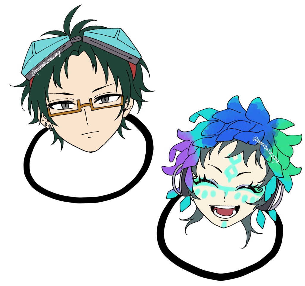 生首ヘアゴム(ラキオ、コメット、シピ)