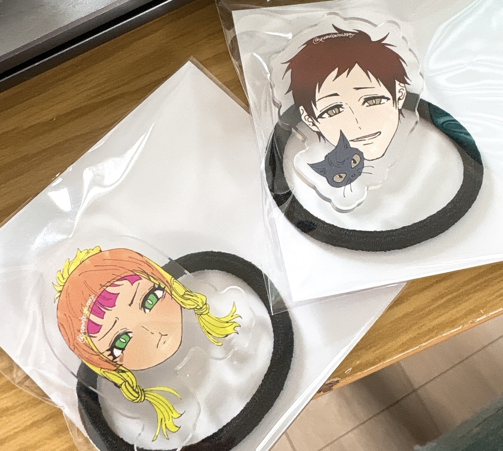 生首ヘアゴム(ラキオ、コメット、シピ)