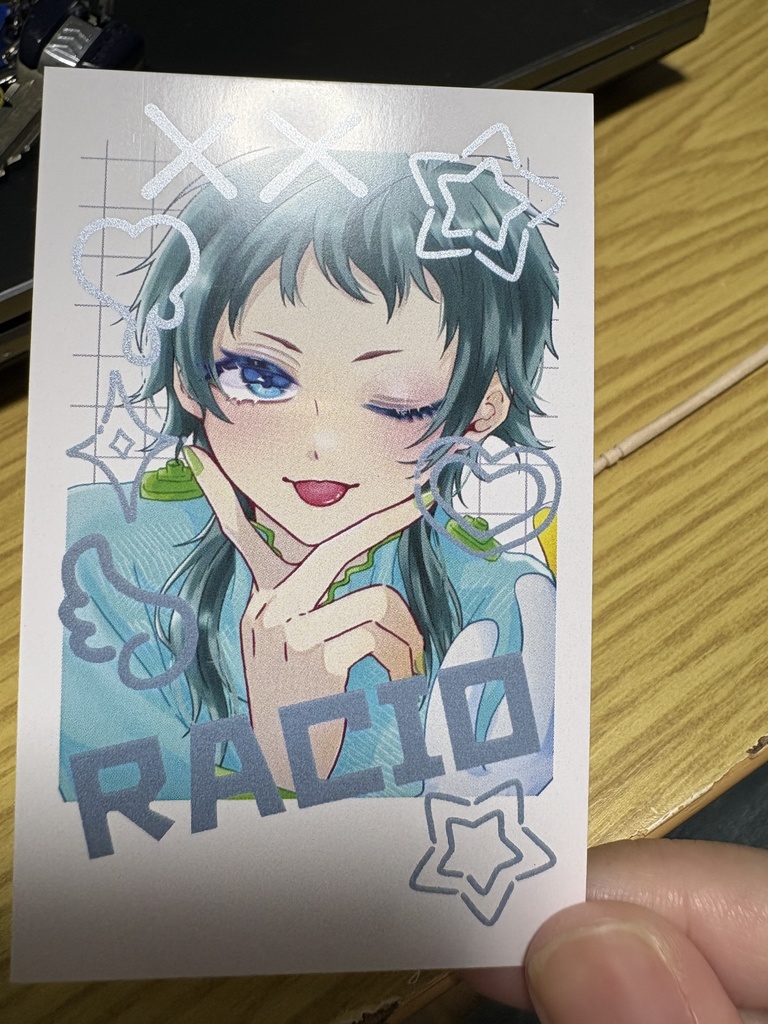 【単品】ラキオチェキ風カード