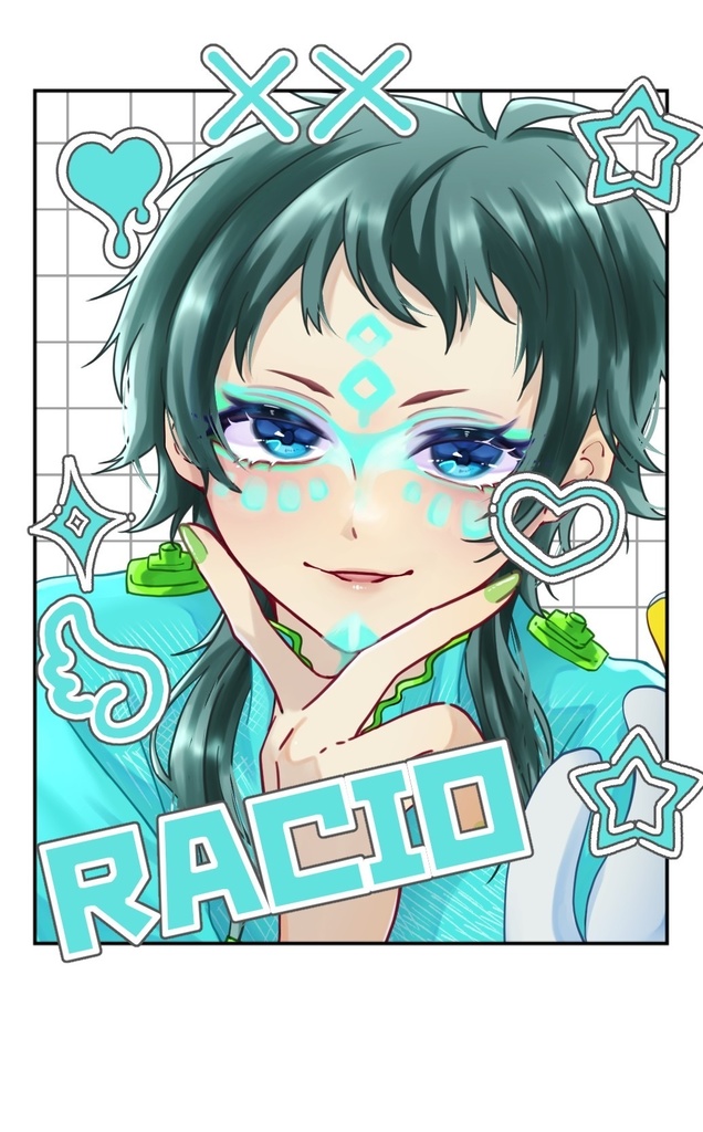 【単品】ラキオチェキ風カード