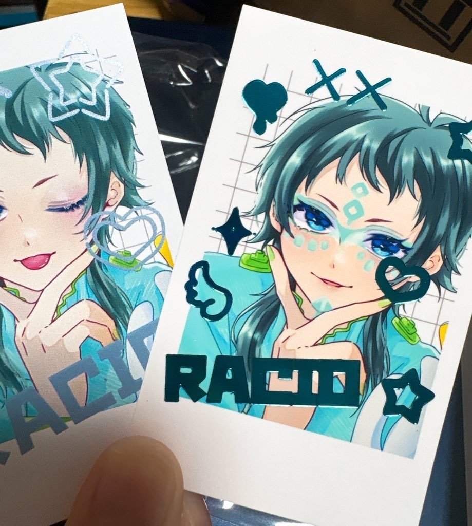 【単品】ラキオチェキ風カード