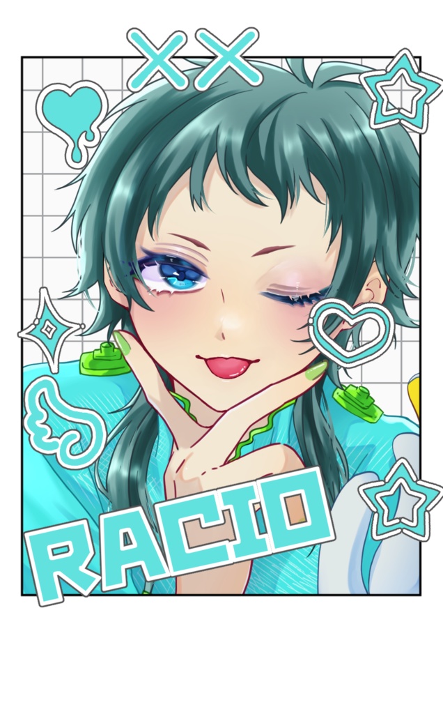 【単品】ラキオチェキ風カード