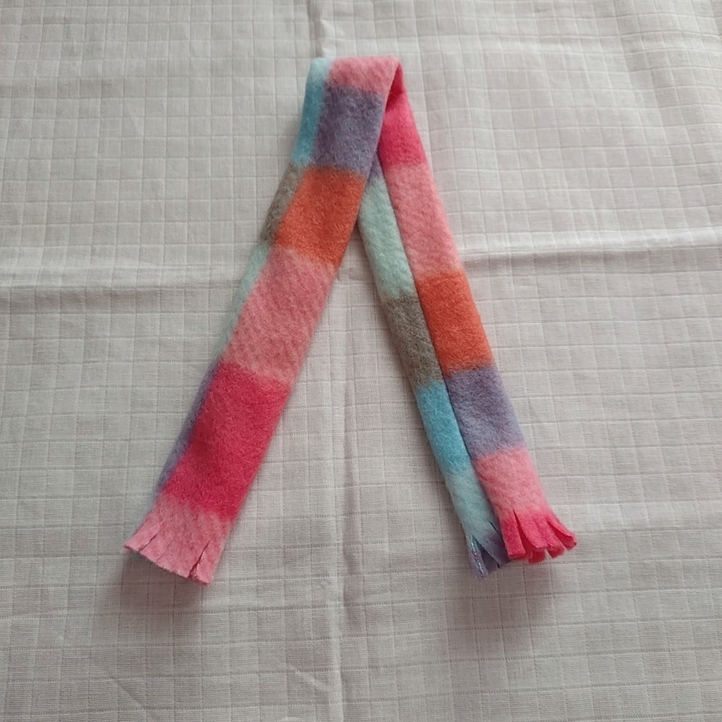 ぬい用マフラー ピンク系