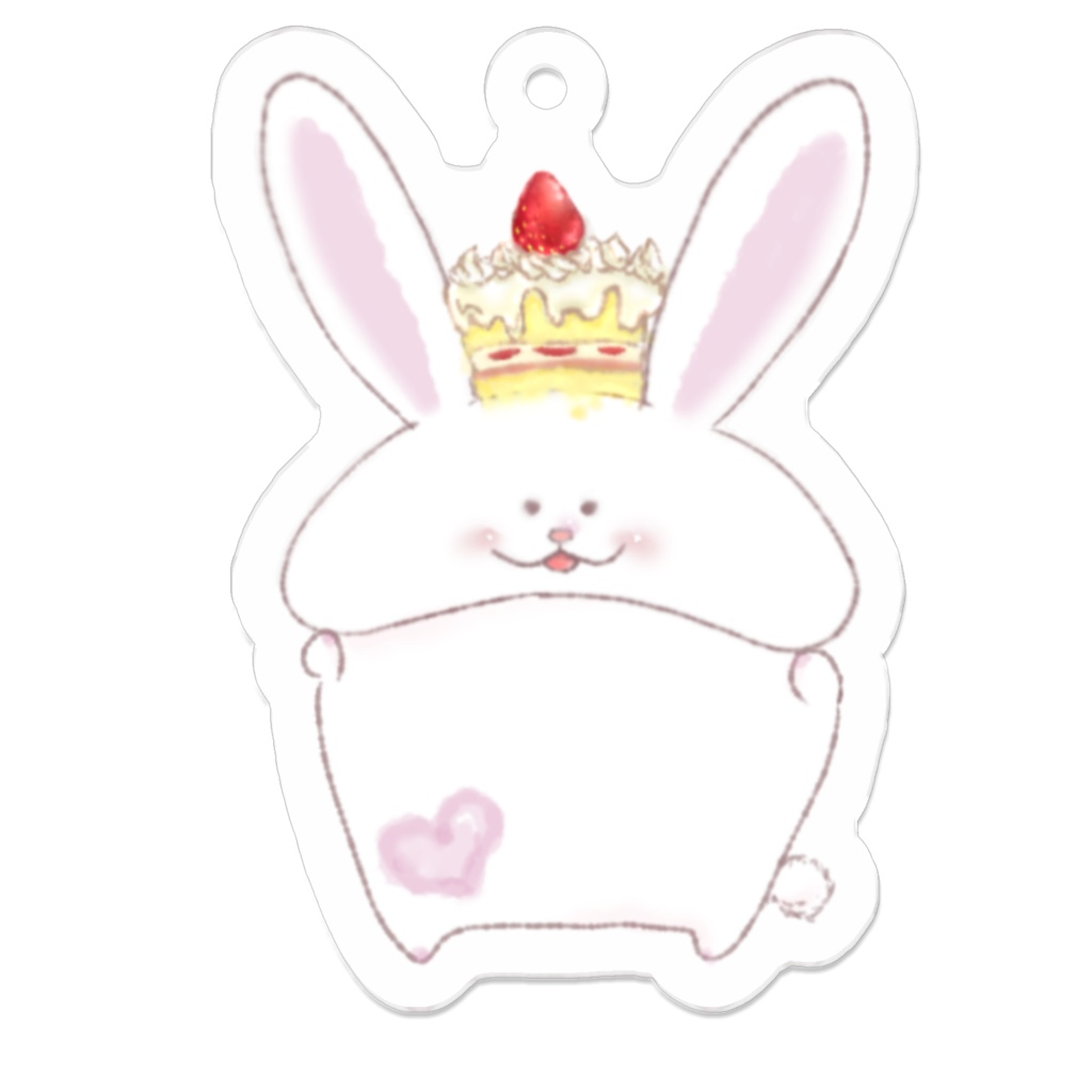 【キーホルダー】＊ふわあま*どるちぇうさぎ＊