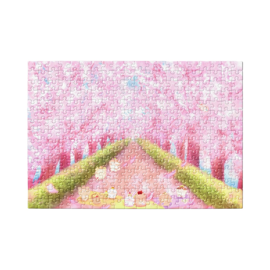 【パズル300】「桜を見上げて」